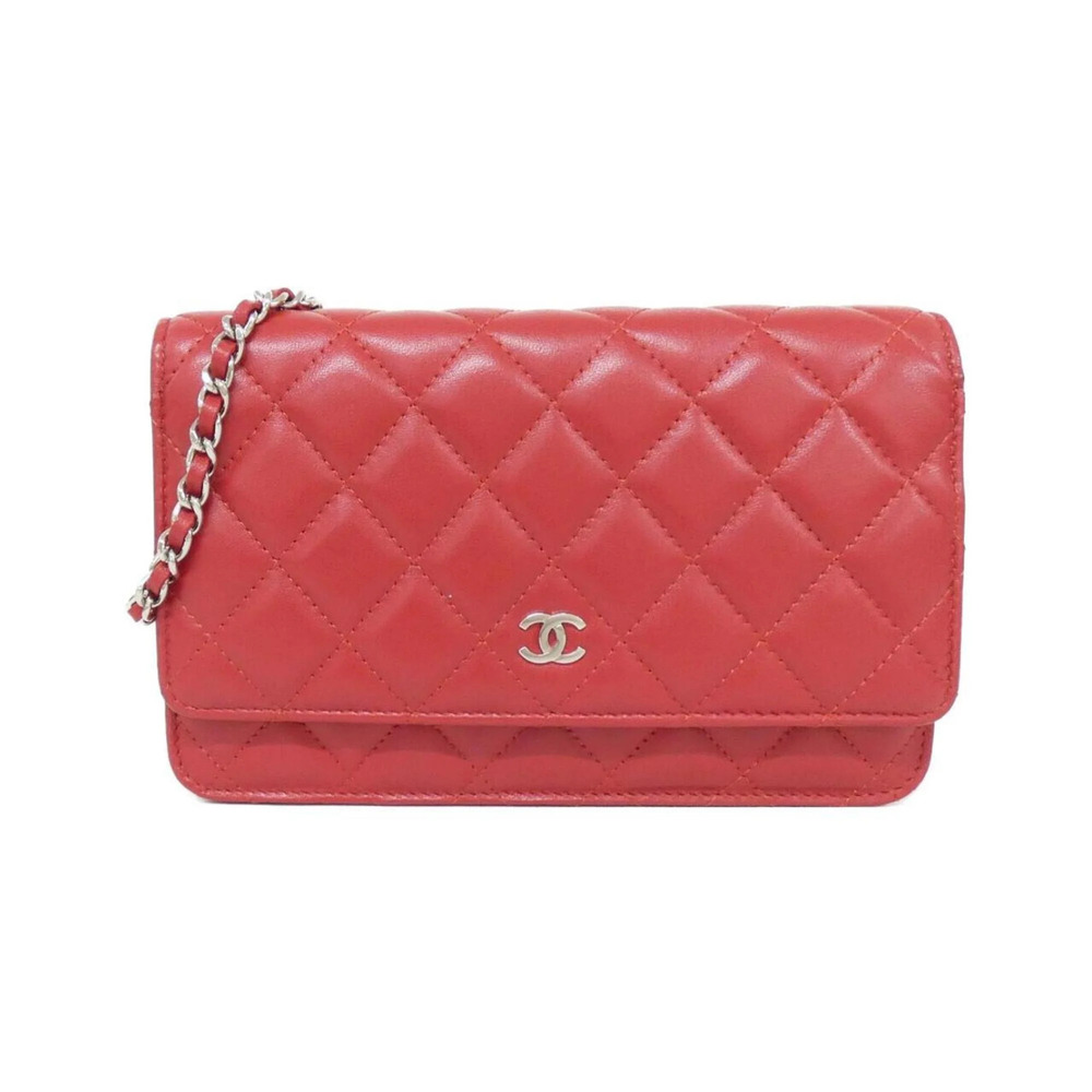 CHANEL Authentic Red Wallet
